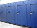 a contact shipping container lock box
